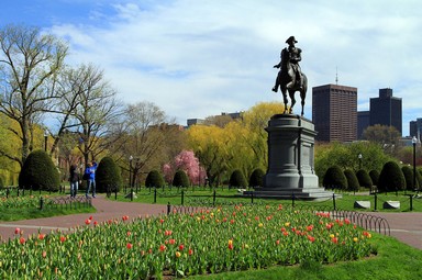 Photo:  Statue of George Washington in Public Garden